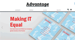 Desktop Screenshot of advantagemagazine.ca